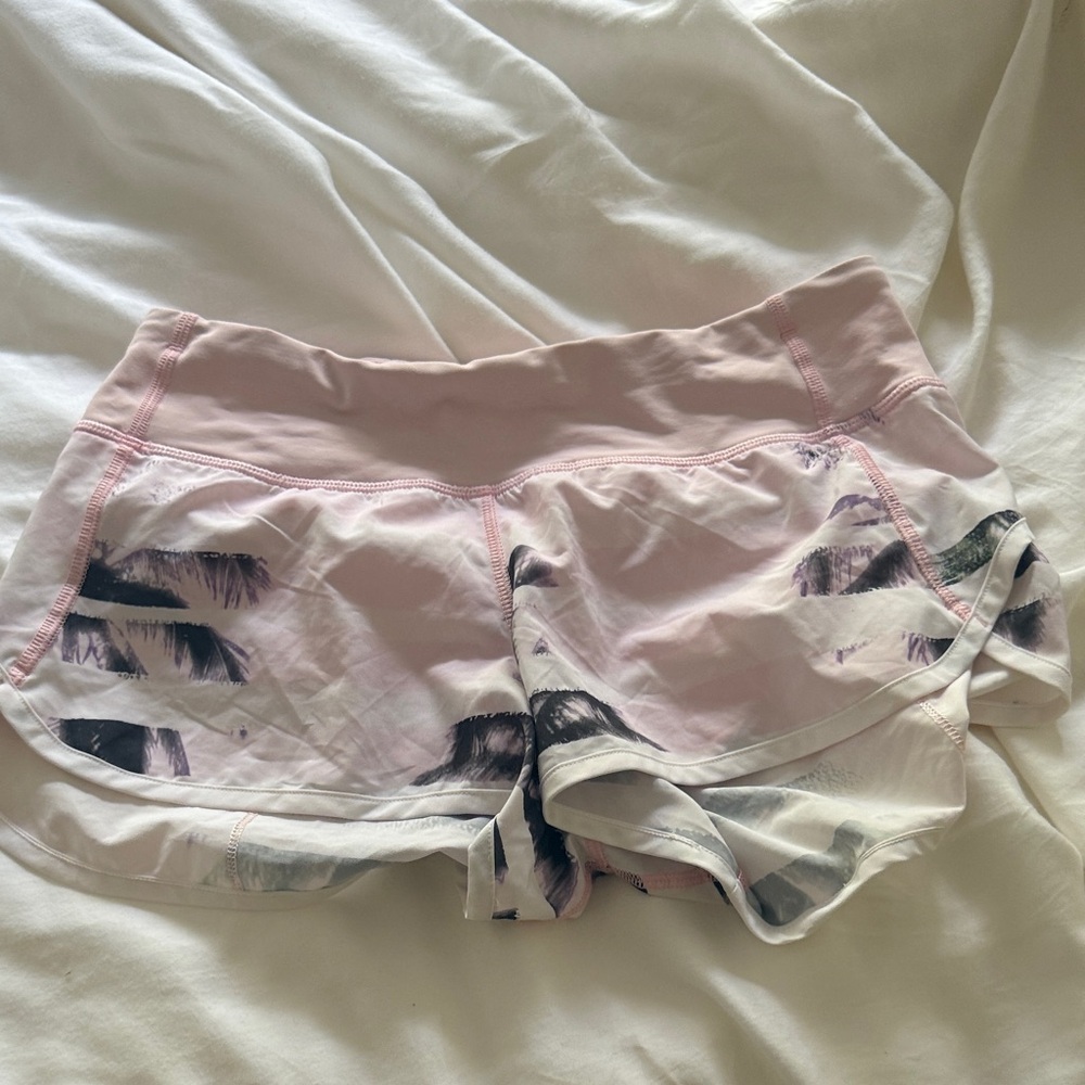 Women's Pink and White Shorts